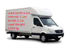 home removal van size